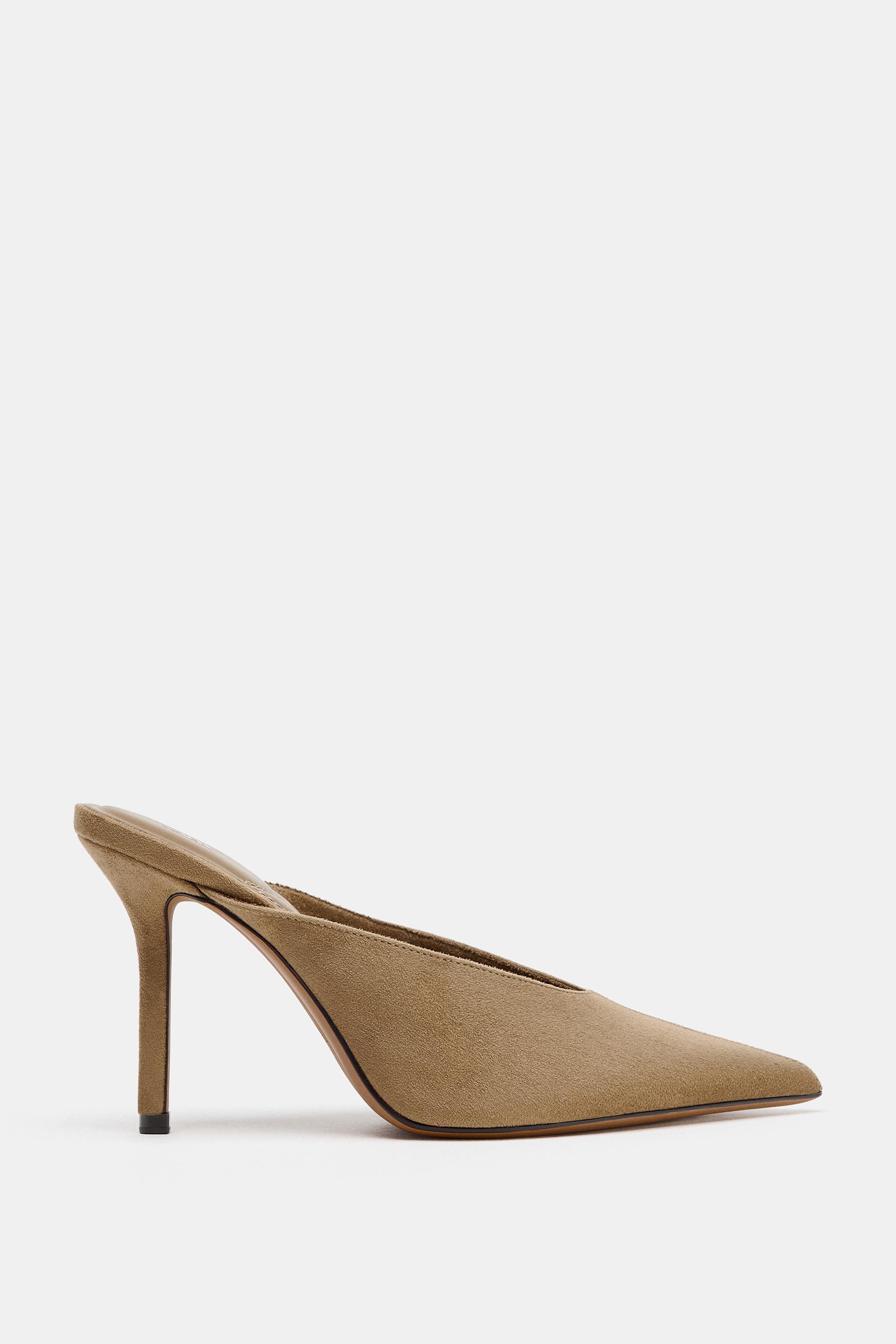 HIGH HEELED MULES